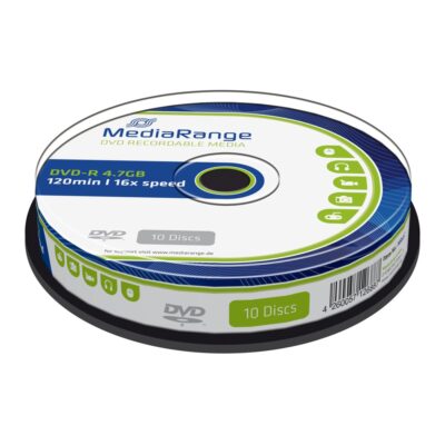 MediaRange DVD-R 120' 4.7GB 16x Cake Box x 10 (MR452)