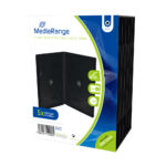 MediaRange DVD Case for 2 discs 14mm Black Pack 5  (MRBOX30-2) - Image 2