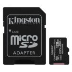 Kingston Micro Secure Digital 128GB microSDXC Canvas Select Plus 80R CL10 UHS-I Card + SD Adapter (SDCS2/128GB) - Image 2