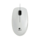 Logitech B100 Optical Mouse (White) (910-003360) - Image 2