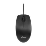 MediaRange Optical Mouse Corded 3-Button Silent-click (Black, Wired) (MROS212) - Image 2