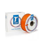 REAL PETG 3D Printer Filament - Fluorescent Orange - spool of 1Kg - 1.75mm (REALPETGFORANGE1000MM175) - Image 2