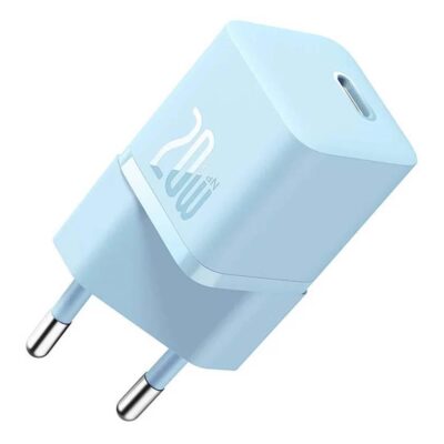 Baseus Mini Wall Charger Gan5 20w Blue (CCGN050103) (BASCCGN050103)