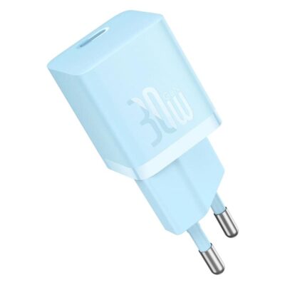 Baseus Mini wall charger GaN5 30W (blue) (CCGN070603) (BASCCGN070603)