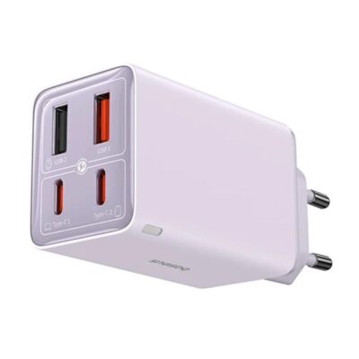 Baseus GAN6 Pro Fast Charger, 2xUSB-C + 2xUSB, 65W (purple) (P10162701533-00) (BASP10162701533-00)