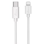 MediaRange Apple Lightning to USB Type-C Cable 1m White (MRCS215) - Image 2