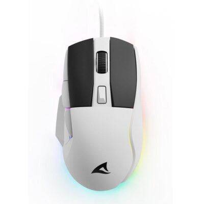 Sharkoon SGM35 RGB Gaming Ποντίκι 6400 DPI Λευκό (SGM35WH) (SHRSGM35WH)