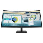 HP P34hc G4 WQHD USB-C Curved Ergonomic Monitor 34" (21Y56AA) - Image 2