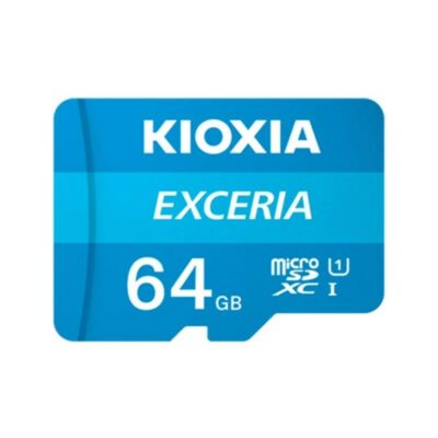 Kioxia Exceria microSDXC 64GB Class 10 U1 UHS-I με αντάπτορα (LMEX1L064GG2) (KIOLMEX1L064GG2)