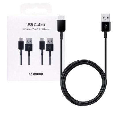 Samsung USB-A to USB-C Black 1.5m 2-Pack (EP-DG930MBEGWW) (SAMEP-DG930MBEGWW)