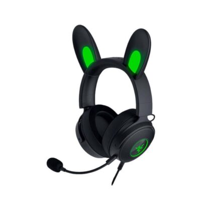 Razer Kraken Kitty V2 Pro Black RGB USB 7.1 Gaming Headset Kitty Bear Bunny Ears (RZ04-04510100-R3M1) (RAZRZ04-04510100-R3M1)