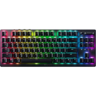 Razer DeathStalker V2 Pro TKL Ασύρματο Gaming Πληκτρολόγιο με Razer Linear διακόπτες και RGB φωτισμό (Αγγλικό US) (RZ03-04370100-R3M1)