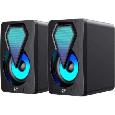 Havit Computer Speakers SK210mini Pro 2.0 RGB Black (SK210MINI PRO) (HAVSK210MINI-PRO)