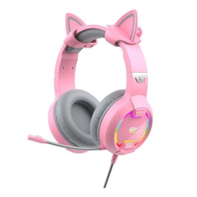 Havit Gaming Headphones Gamenote H2233d  RGB Pink (H2233D-PINK) (HAVH2233D-PINK)