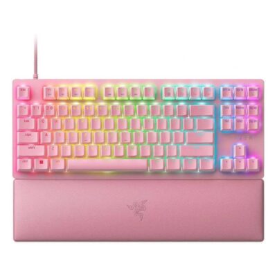 Razer Huntsman V2 Tenkeyless Quartz RGB Optical Gaming Keyboard (Linear Red Switch) US (RZ03-03942000-R3M1) (RAZRZ03-03942000-R3M1)