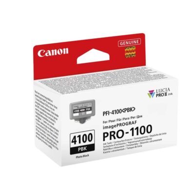 Canon Μελάνι Inkjet PFI4100PBK Photo Black (6777C001) (CANPFI-4100PBK)