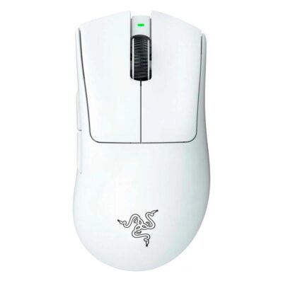 Razer Deathadder V3 Pro White 64g Wireless Gaming Mouse Ergonomic 90 Hours Battery 30k DPI (RZ01-04630200-R3G1) (RAZRZ01-04630200-R3G1)