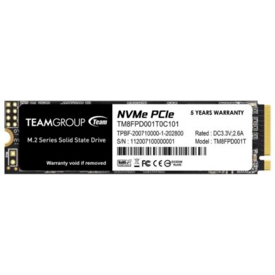 TeamGroup Δίσκος SSD 1TB MP33 PRO PCIe M.2 PCIe 3.0 x4 NVME (TM8FPD001T0C101) (TEGTM8FPD001T0C101)